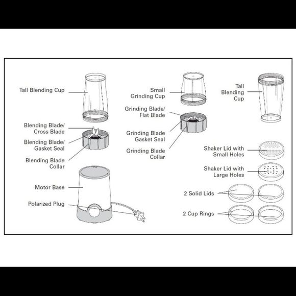 Bella Rocket Blender 12 Piece Set - Picture 5 of 9